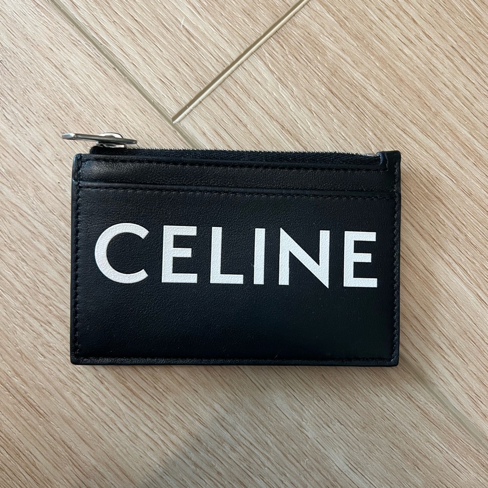 Celine card holder in smooth calfskin